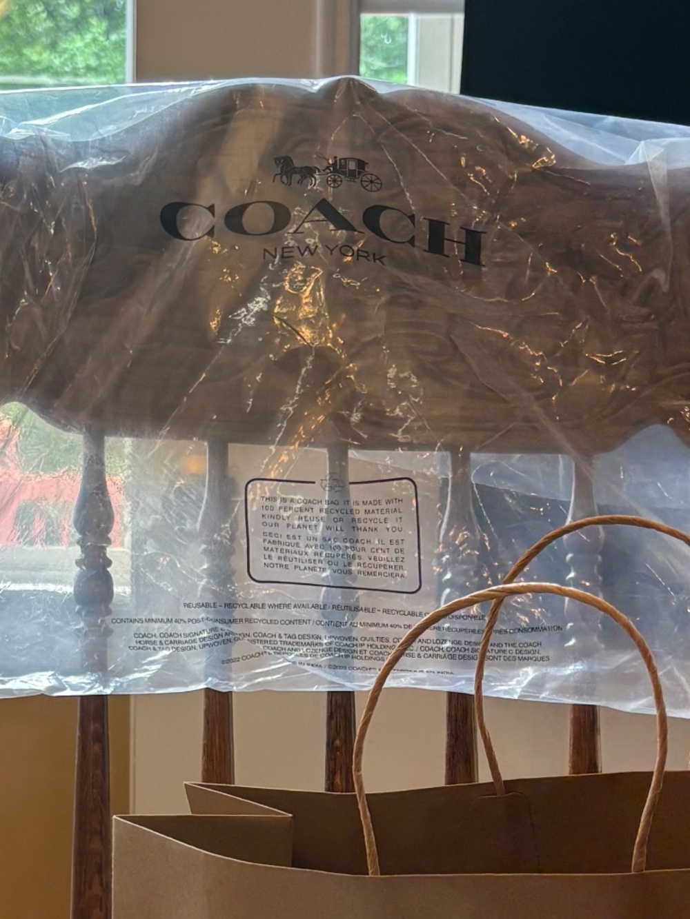 Coach Rainbow Tote Bag Purse-Never Used! - Picture 8 of 8